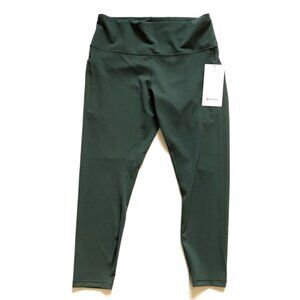 NWT Lululemon Wunder Train High Rise Leggings Womens 14 Green 25" Inseam NEW
